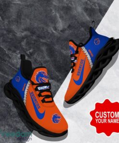 Boise State Broncos Custom Name Limited Max Soul Shoes Sneakers For Sports Fans Gift