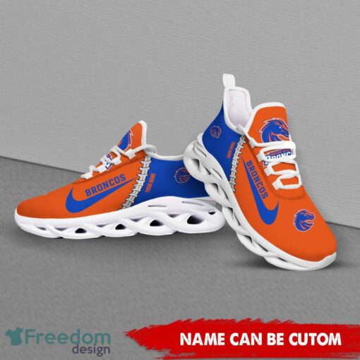 Boise State Broncos Custom Name Limited Max Soul Shoes Sneakers For Sports Fans Gift Product Photo 4