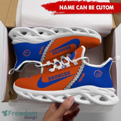 Boise State Broncos Custom Name Limited Max Soul Shoes Sneakers For Sports Fans Gift Product Photo 5