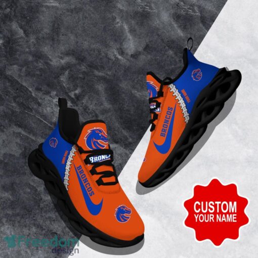 Boise State Broncos Custom Name Limited Max Soul Shoes Sneakers For Sports Fans Gift Product Photo 1