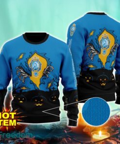 Bombay Sapphire Scary Night Halloween Hand Pull Out Halloween 3D Sweater For Men and Women