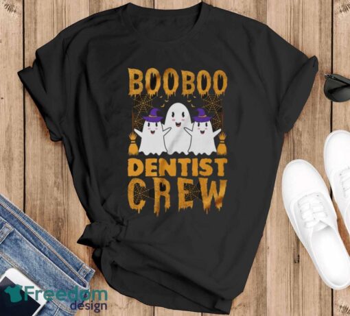 Boo Dentist Crew Shirt, Halloween Dentist Shirt - Black T-Shirt