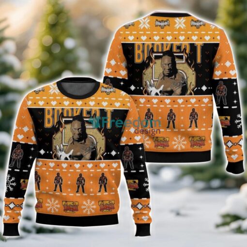 Booker T 3D Ugly Christmas Sweater Unisex Sweater Christmas Gift Product Photo 1