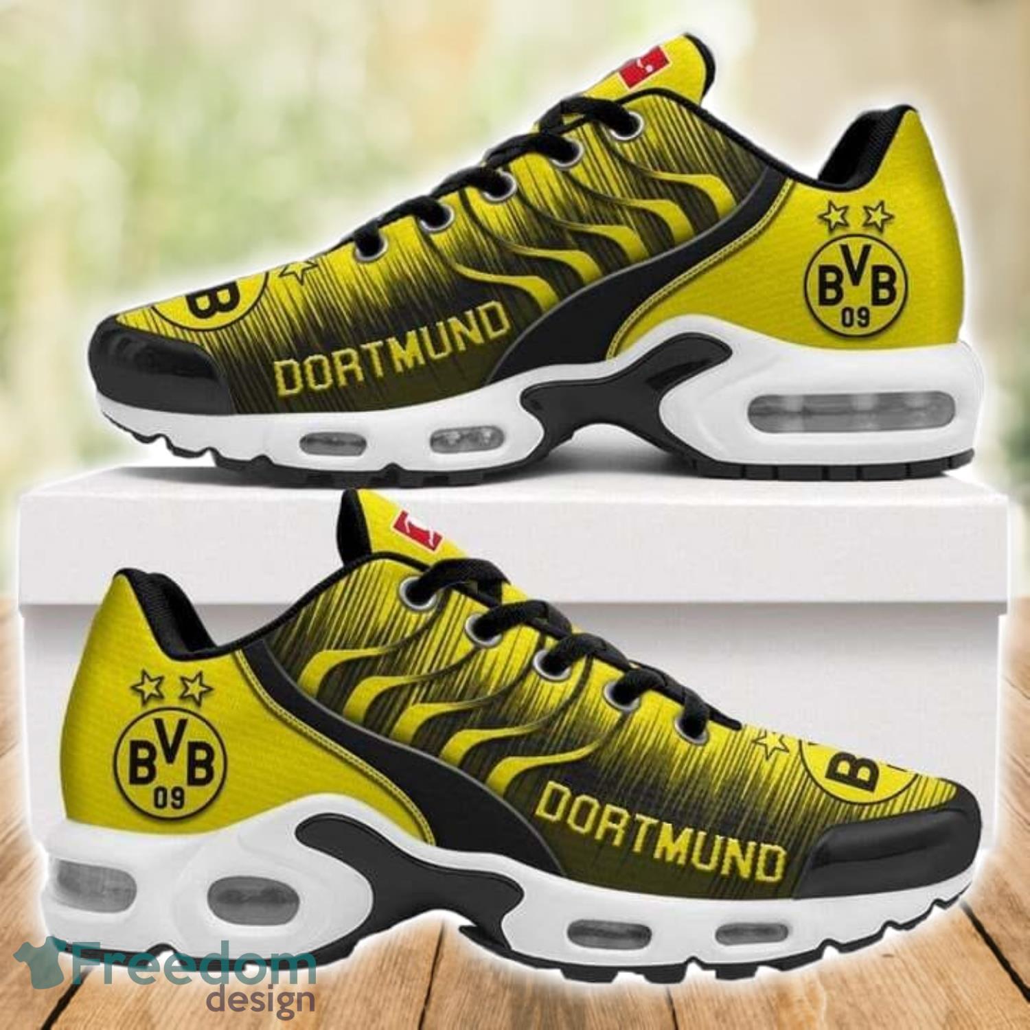 Borussia Dortmund Ultra Air Cushion Sports Shoes Custom Name For Men And Women TN Shoes Sneakers image Borussia Dortmund Ultra Air Cushion Sports Shoes Custom Name For Men And Women TN Shoes Sneakers Product Photo 1
