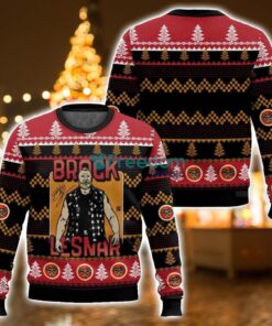 Brock Lesnar 3D Ugly Christmas Sweater Unisex Sweater Christmas Gift