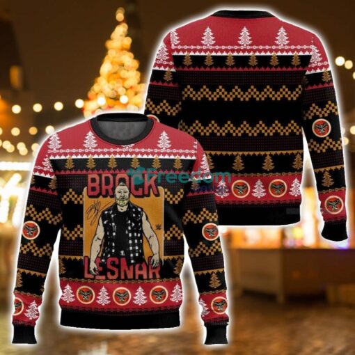 Brock Lesnar 3D Ugly Christmas Sweater Unisex Sweater Christmas Gift Product Photo 1