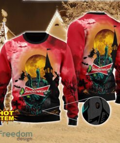 Budweiser Halloween 3D Sweater Halloween Gift For Men And Women