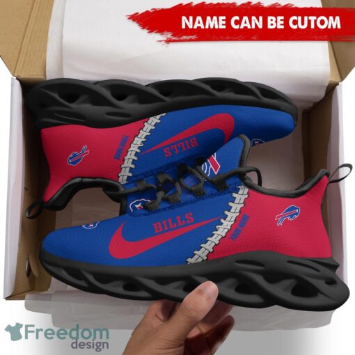 Buffalo Bills Custom Name Limited Max Soul Shoes Sneakers For Sports Fans Gift Product Photo 2