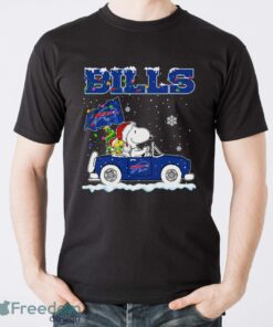 Buffalo Bills Snoopy And Woodstock Driving Car Shirt Sweatshirt Hoodie