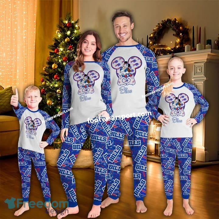 Buffalo Bills Ugly Christmas Pajamas Set Family Kid Men Women image Buffalo Bills Ugly Christmas Pajamas Set Family Kid Men Women - Buffalo Bills Ugly Christmas Pajamas Set Family Kid Men Women
