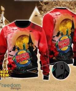 Burger King Halloween 3D Sweater Halloween Gift For Men And Women