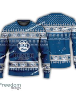 Busch Latte Beer Logo Merry Xmas Ugly Sweater Gift For Men And Women