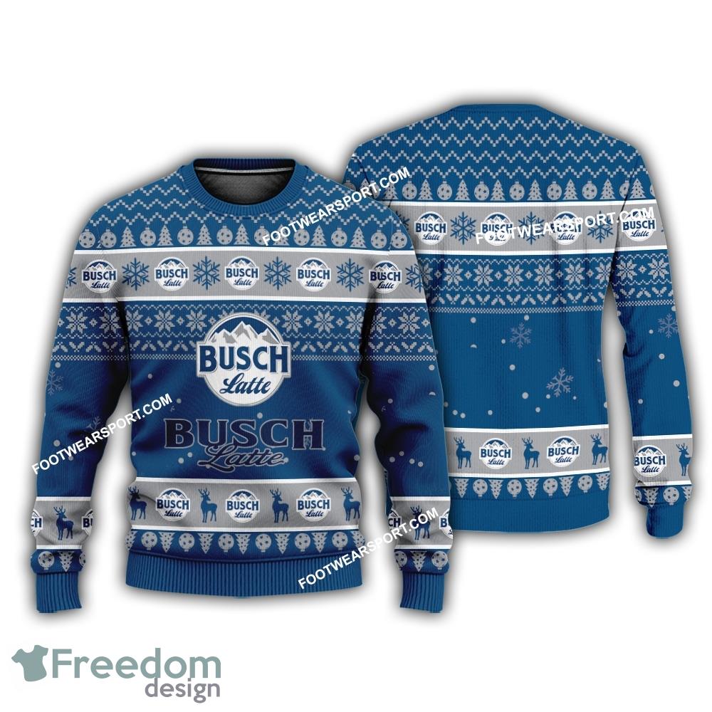 Busch Latte Beer Logo Merry Xmas Ugly Sweater Gift For Men And Women image Busch Latte Beer Logo Merry Xmas Ugly Sweater Gift For Men And Women - Busch Latte Beer Logo Merry Xmas Ugly Sweater Gift For Men And Women