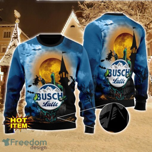 Busch Latte Halloween 3D Sweater Halloween Gift For Men And Women Product Photo 1