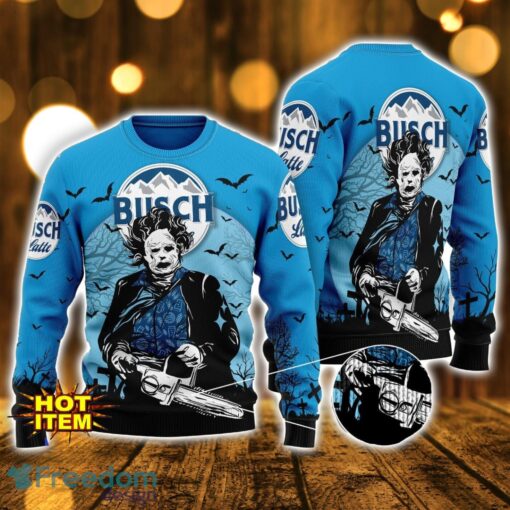 Busch Latte Horror Halloween AOP Sweater For Men And Women Halloween Gift Product Photo 1