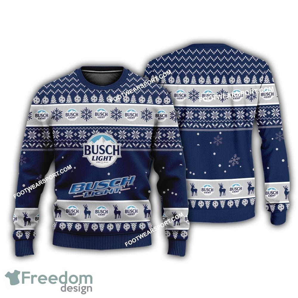 Busch Light Beer Logo Merry Christmas Ugly Sweater Gift For Men And Women image Busch Light Beer Logo Merry Christmas Ugly Sweater Gift For Men And Women - Busch Light Beer Logo Merry Christmas Ugly Sweater Gift For Men And Women