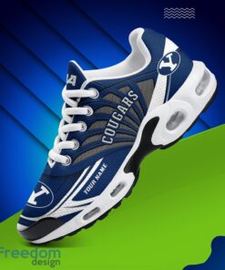 BYU Cougars Air Cushion Sports Shoes Custom Name Gift For Fans Men Women Shoes Product Photo 1