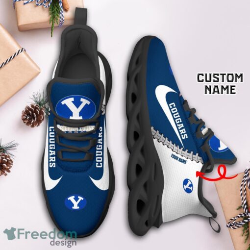 BYU Cougars Custom Name Limited Max Soul Shoes Sneakers For Sports Fans Gift Product Photo 3