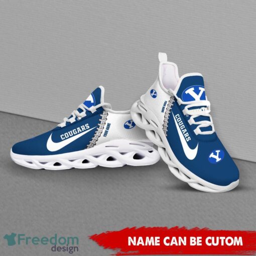 BYU Cougars Custom Name Limited Max Soul Shoes Sneakers For Sports Fans Gift Product Photo 4