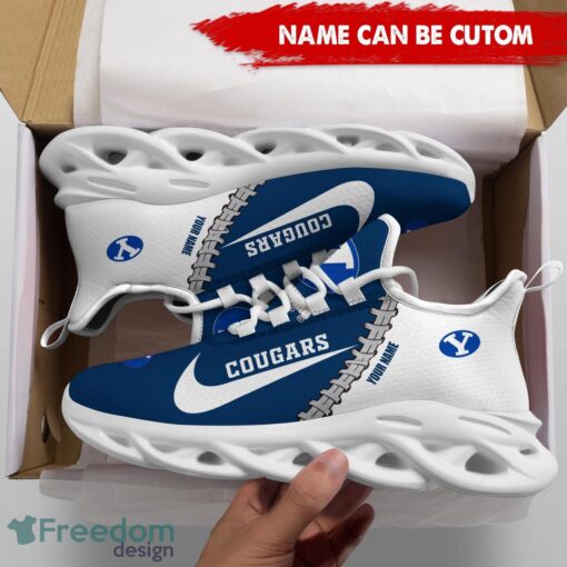 BYU Cougars Custom Name Limited Max Soul Shoes Sneakers For Sports Fans Gift Product Photo 5