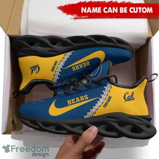 California Golden Bears Custom Name Limited Max Soul Shoes Sneakers For Sports Fans Gift Product Photo 2