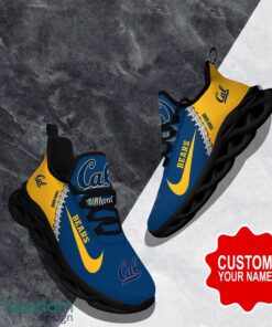 California Golden Bears Custom Name Limited Max Soul Shoes Sneakers For Sports Fans Gift Product Photo 1