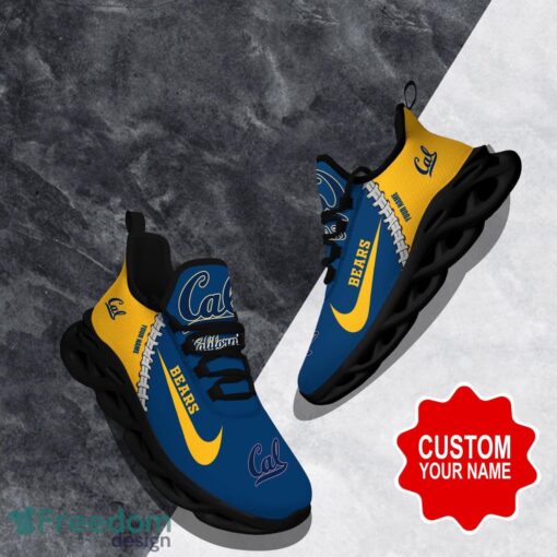 California Golden Bears Custom Name Limited Max Soul Shoes Sneakers For Sports Fans Gift Product Photo 1