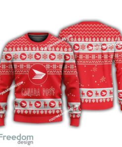 Canada Post Logo Merry Xmas Ugly Sweater AOP For Fans
