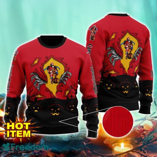 Captain Morgan Scary Night Halloween Hand Pull Out Halloween 3D Sweater For Men and Women Product Photo 1