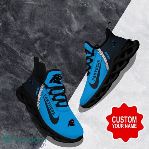 Carolina Panthers Custom Name Limited Max Soul Shoes Sneakers For Sports Fans Gift Product Photo 1