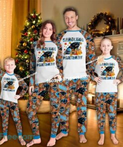 Carolina Panthers Fall Ugly Christmas Pajamas Set Family Kid Men Women