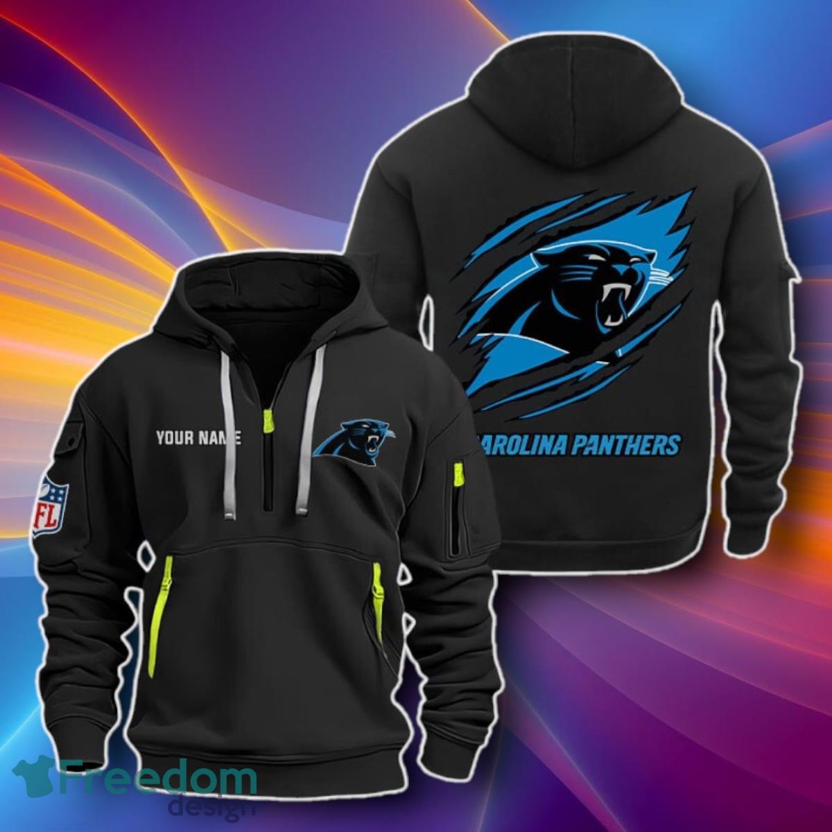 Carolina Panthers Heavy 3D Hoodies Unique Gift image Carolina Panthers Heavy 3D Hoodies Unique Gift Product Photo 1