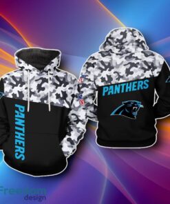 Carolina Panthers NFL Camo Veteran Team 3D Hoodies Unique Gift