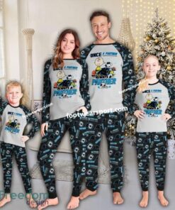 Carolina Panthers Once A Panther – Always A Panther Christmas Family Pajamas Set Kid Men Women
