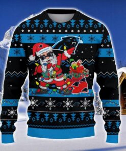 Carolina Panthers Santa Claus Ugly Christmas Sweater Christmas Gift 3D Sweater