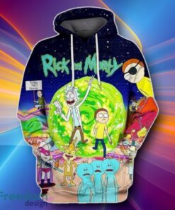 Cartoon Animated Sitcom Rick And Morty 3D Hoodies Unique Gift