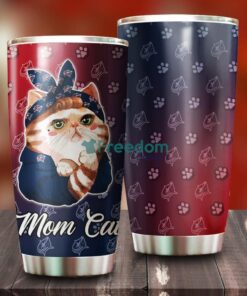 Cat Mom Columbus Blue Jackets NHL Tumbler For Everyone