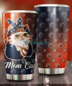 Cat Mom Edmonton Oilers NHL Tumbler For Everyone