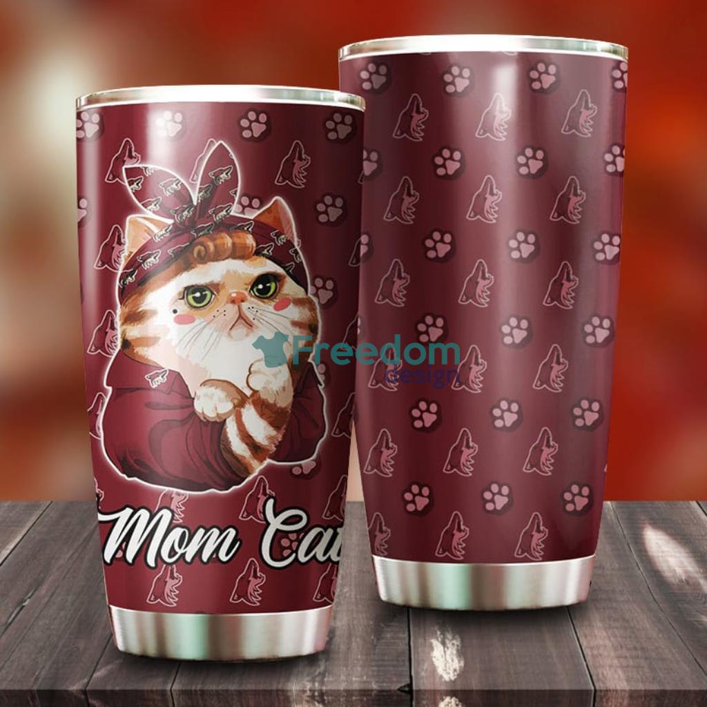 Cat Mom Phoenix Coyotes NHL Tumbler For Everyone image Cat Mom Phoenix Coyotes NHL Tumbler For Everyone Product Photo 1
