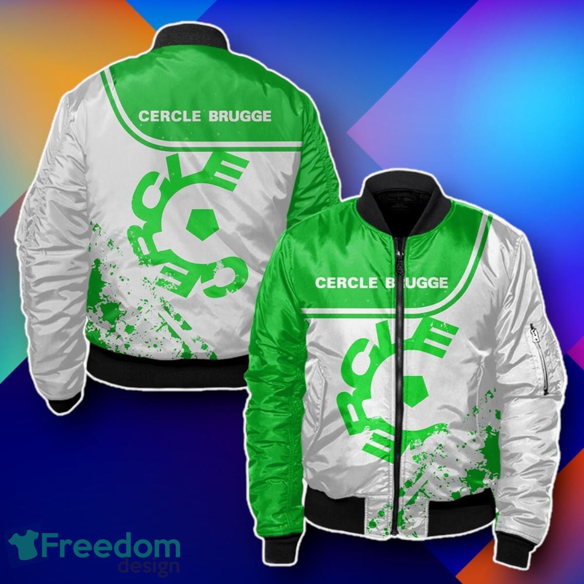 Cercle Brugge KSV Bomber 3D Special Gift For Men And Women image Cercle Brugge KSV Bomber 3D Special Gift For Men And Women Product Photo 1