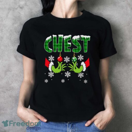 Chest Nuts Christmas Shirt Funny Matching Couple Chestnuts Shirt - Ladies T-Shirt