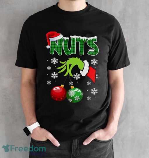 Chest Nuts Matching Chestnuts Funny Christmas Couples Nuts Shirt - Black Unisex T-Shirt