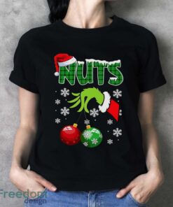 Chest Nuts Matching Chestnuts Funny Christmas Couples Nuts Shirt - Ladies T-Shirt