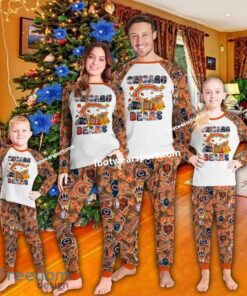Chicago Bears Fall Christmas Pajamas Set Family Kid Men Women