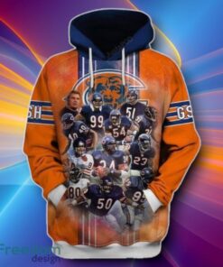 Chicago Bears Hall Of Famers Ncaa Football Brown 3D Hoodies Unique Gift