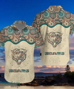 Chicago Bears Hawaiian Shirt Custom Name Special Gift For Men And