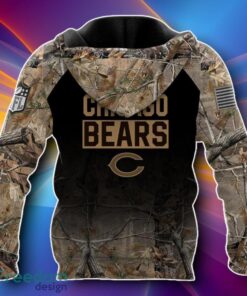 Chicago Bears Personalized Hunting Camo 3D Hoodies Unique Gift Product Photo 2