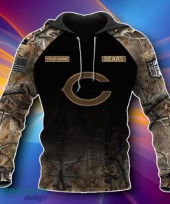 Chicago Bears Personalized Hunting Camo 3D Hoodies Unique Gift image Chicago Bears Personalized Hunting Camo 3D Hoodies Unique Gift Product Photo 3