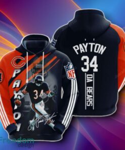 Chicago Bears Walter Payton 3D Hoodies Unique Gift