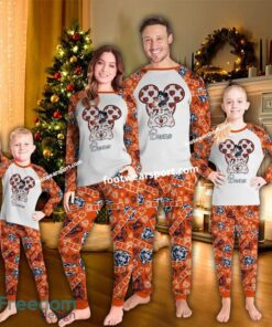 Chicago Bears Xmas Pajamas Set Family For Adult